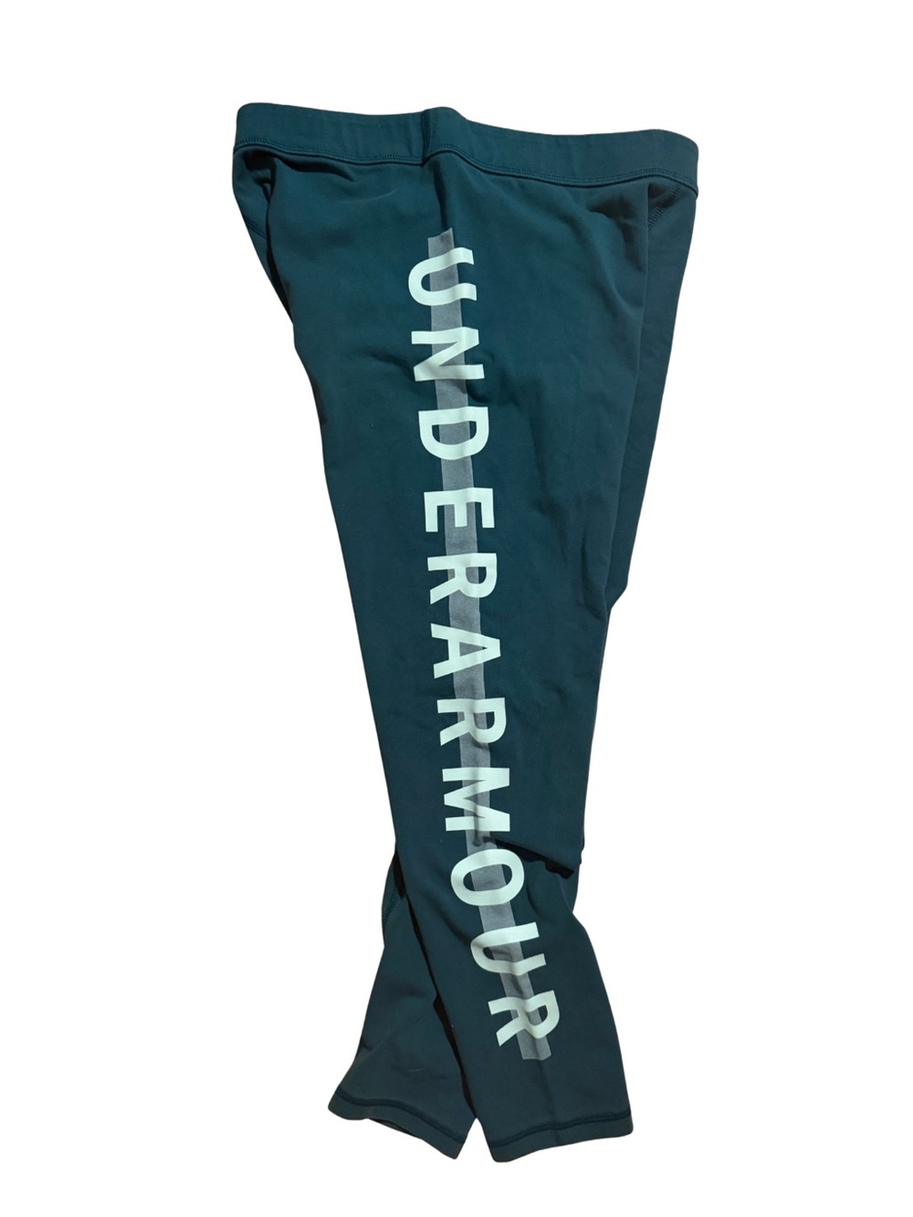 Under Armour Women's Athletic Leggings Turquoise, Size Medium